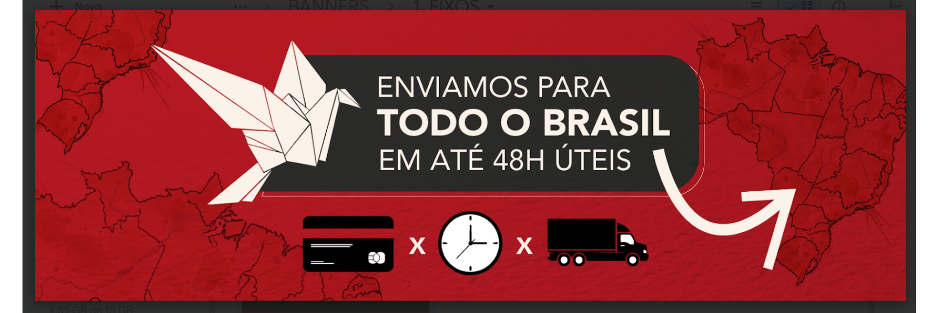 Entrega em todo Brasil