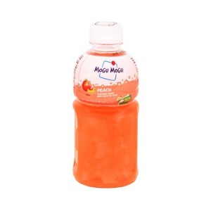 MOGU MOGU BEBIDA C/ NATA DE COCO SABOR PESSEGO 320ML