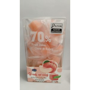 CHEW & ENJOY BALA DE GOMA PESSEGO 100G