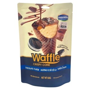 GW BISCOITO WAFER CRISPY CONE CHOC.AO LEITE  68G