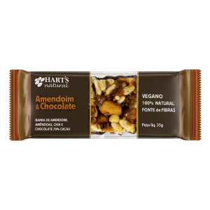 HARTS BARRA DE NUTS AMENDOIM & CHOCOLATE 35G