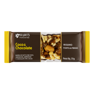 HARTS BARRA DE NUTS COCO & CHOCOLATE 35G