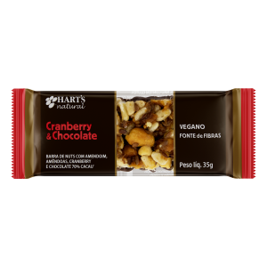 HARTS BARRA DE NUTS CRANBERRY & CHOCOLATE 35G