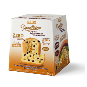 AMINNA PANETTONE ZERO ACUCAR 240G