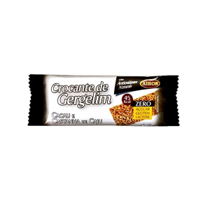 AIRON CROCANTE DE GERGELIM CACAU/CASTANHA DE CAJU 10G