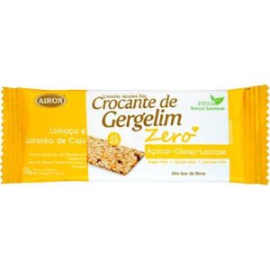 AIRON CROCANTE DE GERGELIM LINHACA/CASTANHA DE CAJU 10G