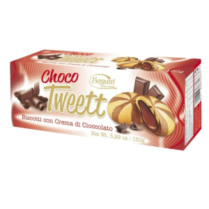 BOGUTTI BISCOITOS RECHEADOS SABOR CHOCOLATE CREMOSO 150G