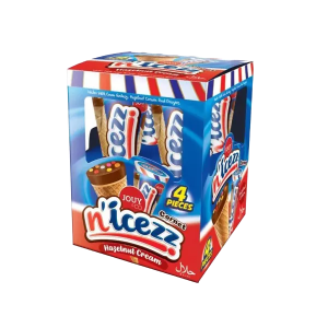 JOUY&CO WAFER CROCANTE C/ RECHEIO DE AVELA 4X25G