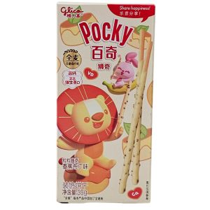 GLICO POCKY SABOR PUDIM DE BANANA 35G