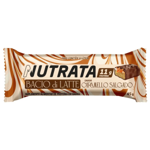 NUTRATA BACIO DI LATTE BARRA DE PROTEINA SABOR CARAMELO SALGADO 45G