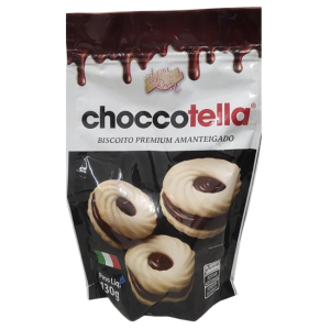 BISCOITO PREMIUM AMANTEIGADO CHOCCOTELLA 130G
