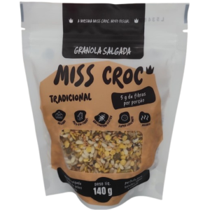 MISS CROC GRANOLA SALGADA TRADICIONAL 140G