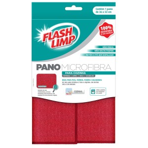 PANO MICROFIBRA P/ COZINHA 36X32CM FLP6704 FLASH LIMP