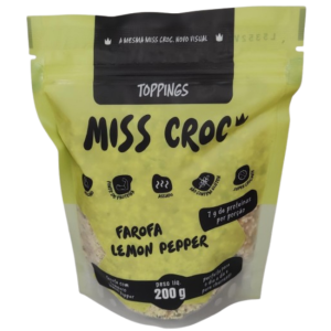 MISS CROC FAROFA LEMON PEPPER 200G
