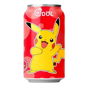 QDOL POKEMON REFRIGERANTE SABOR MORANGO 330ML