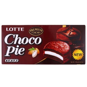 LOTTE CHOCO PIE PREMIUM CACAO 6UN 168G