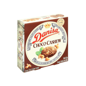 DANISA BISCOITO AMANTEIGADO C/ CHOCO E CAST DE CAJU 90G