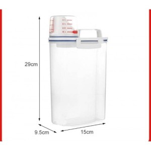 CLINK POTE HERMETICO COM MEDIDOR PLASTICO