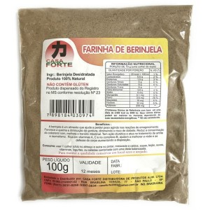 CASA FORTE FARINHA DE BERINJELA 100G