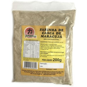 FARINHA DE CASCA DE MARACUJÁ 200G CASA FORTE