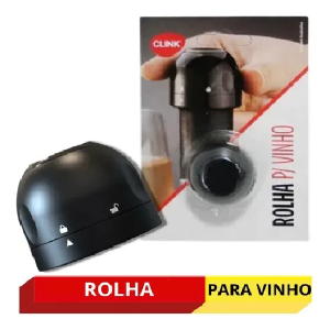CLINK ROLHA VINHO PLASTICO