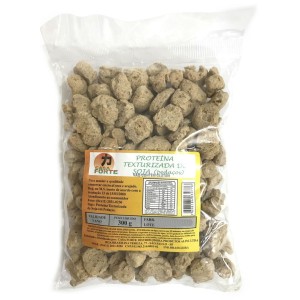 PROTEÍNA DE SOJA EM PEDAÇO CLARO 300G CASA FORTE