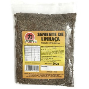SEMENTE DE LINHAÇA 200G CASA FORTE