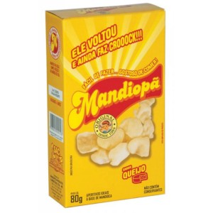 MANDIOPA QUEIJO 80G
