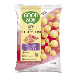 GOOD SOY SNACKS PEITO DE PERU SEM GLUTEN/LACTOSE 25G