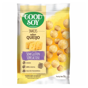 GOOD SOY SNACKS QUEIJO SEM GLUTEN/LACTOSE 25G