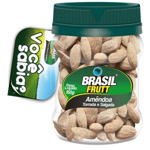 BRASIL FRUTT AMENDOA TORRADA SALGADA 150G