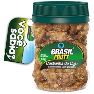 BRASIL FRUTT CASTANHA CAJU CARAM C/ GERG. 120G