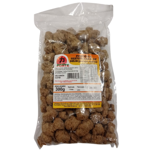 PROTEÍNA DE SOJA EM PEDAÇO ESCURA 300G CASA FORTE