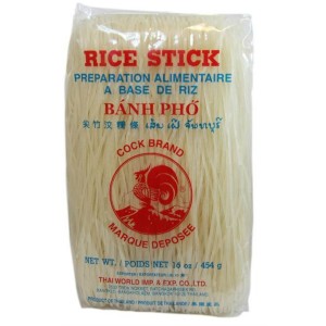 COCK RICE STICK 5MM MACARRAO DE ARROZ 454G
