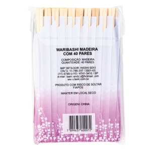 WARIBASHI MADEIRA 40P