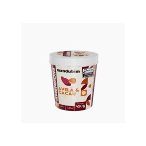 MANDUBIM PASTA AMENDOIM INTEGRAL C/CACAU E AVELA 450G