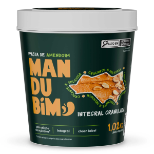 MANDUBIM PASTA AMENDOIM INTEGRAL GRANULADO 450G