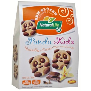 KODILAR BISCOITO PANDA KIDS CHOCOLATE  S/ GLUTEN 100G