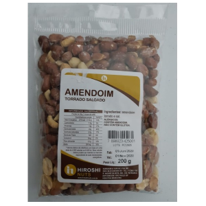 HIROSHI AMENDOIM MEDIO TORRADO C/ SAL 200G