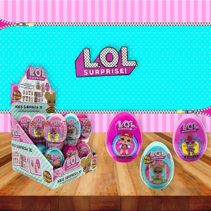 KIDS ZONE OVO SURPRESA C/ PASTILHA LOL 9G