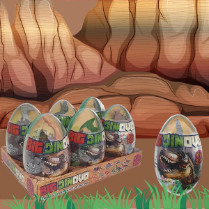 KIDS ZONE OVO SURPRESA BIG DINO C/ PASTILHA 9G