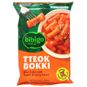 BIBIGO TTEOKBOKKI INST C/ MOLHO PICANTE AGRIDOCE PACOTE 360G