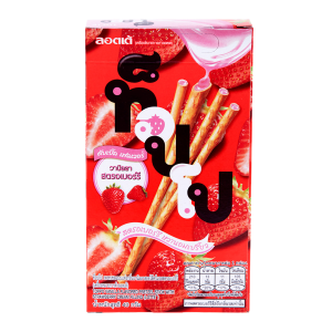 LOTTE BISCOITO TOPPO BAUNILHA C/ MORANGO 40G THAI