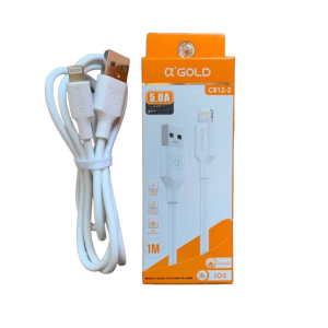 GOLD CABO CARREGADOR 1M CB12-2 USB/IOS