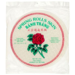 FOLHA DE ARROZ REDONDA 22CM 342G