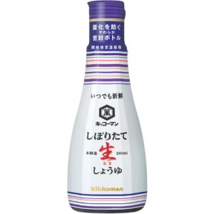KIKKOMAN SHIBORITATE NAMA SHOYU 200ML