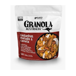 HARTS GRANOLA AUSTRALIA CASTANHAS/MELADO/CANELA 300G