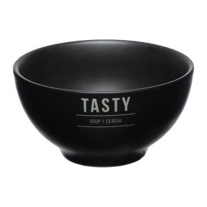 HAUSKRAFT BOWL PORCELANA MANHATTAN PRETO 440ML PCLN198/PT
