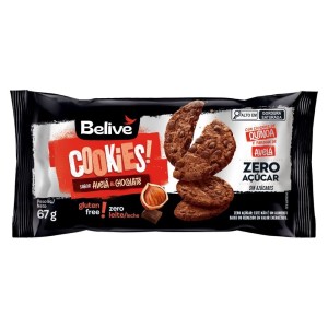 BELIVE COOKIES ZERO AVELA E CHOCOLATE C/ CRISPIES DE QUINOA 67G