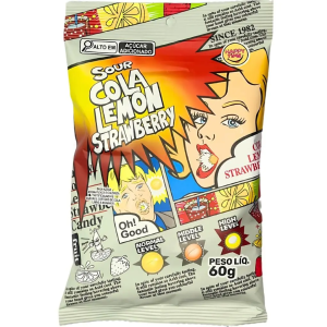 HAPPY TIME BALA SOUR COLA, LEMON, STRAWBERRY 60G